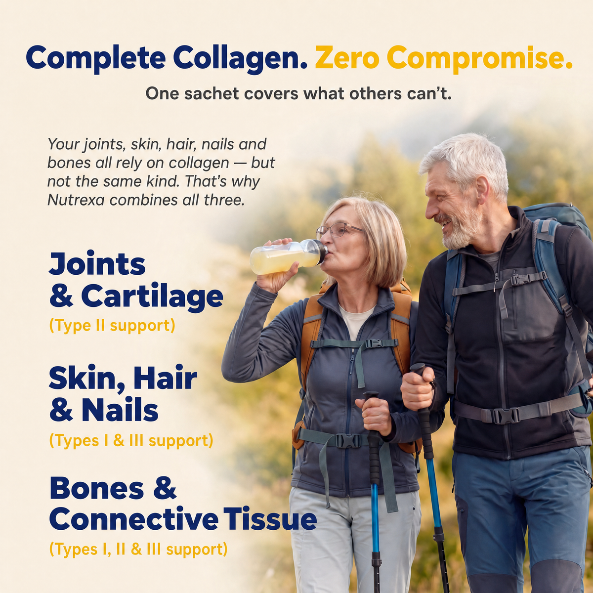 Hydrolyzed Collagen Peptides Powder Sachets