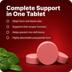 Heme Iron 11mg Tablets for Blood Health